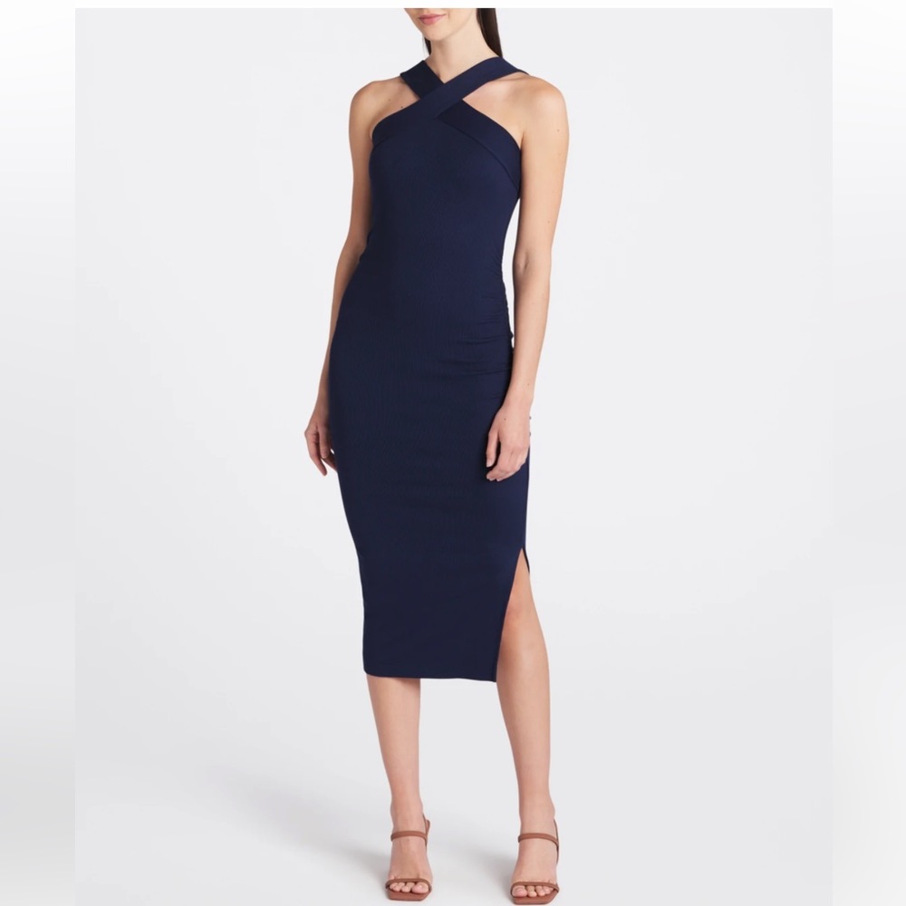 MICHAEL STARS NWOT OPALINE ULTRA RIB DRESS - Picture 9 of 10